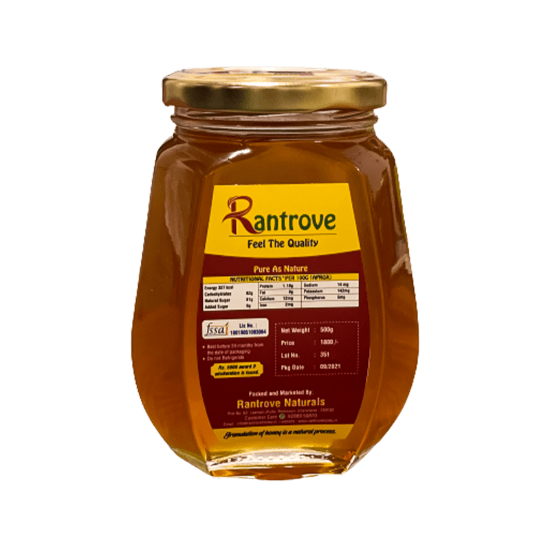 Rantrove Organic and pure Kashmir saffron Honey 500 gram - Image 2